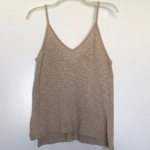 Bohemian style woven tank top